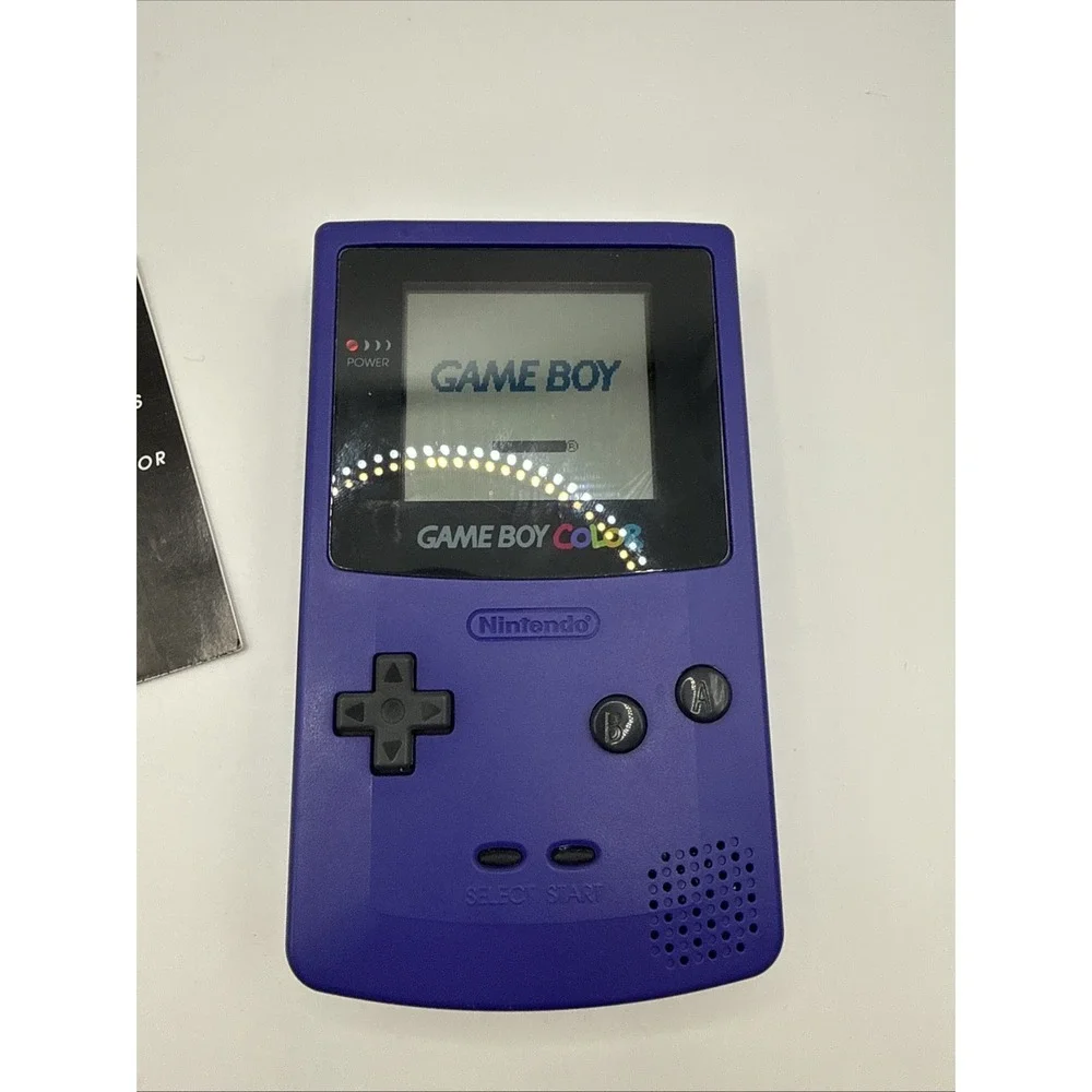 Original Nintendo Game Boy Color Grape Console CGB-001 Tested & Working